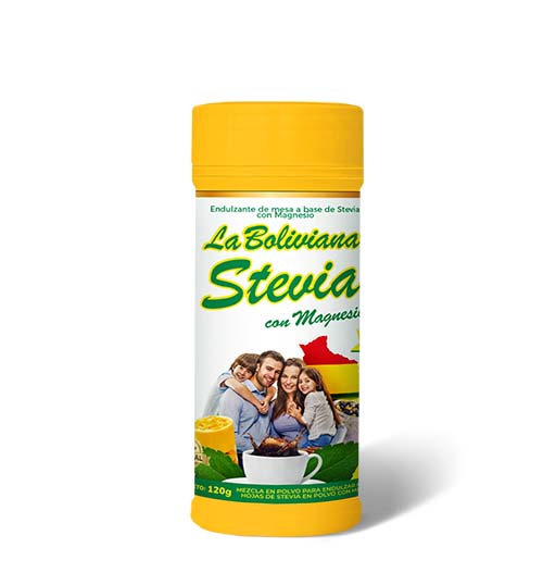 LA BOLIVIANA STEVIA CON MAGNESIO x 120 gr