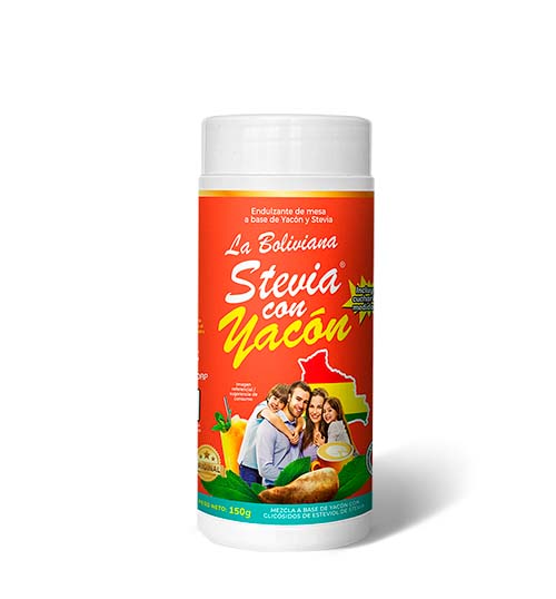 LA BOLIVIANA STEVIA CON YACÓN x 150 gr
